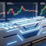 トレード PC メモリ のイメージとチャート画面